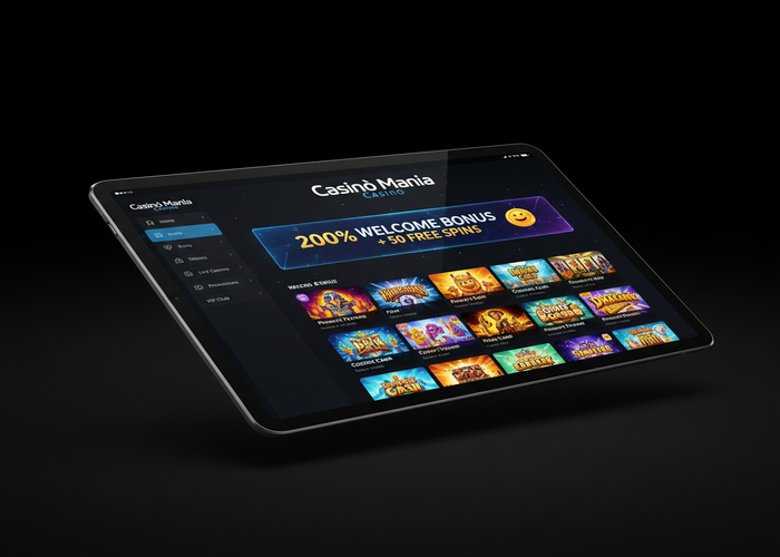 Casinò Mania Casinò su tablet